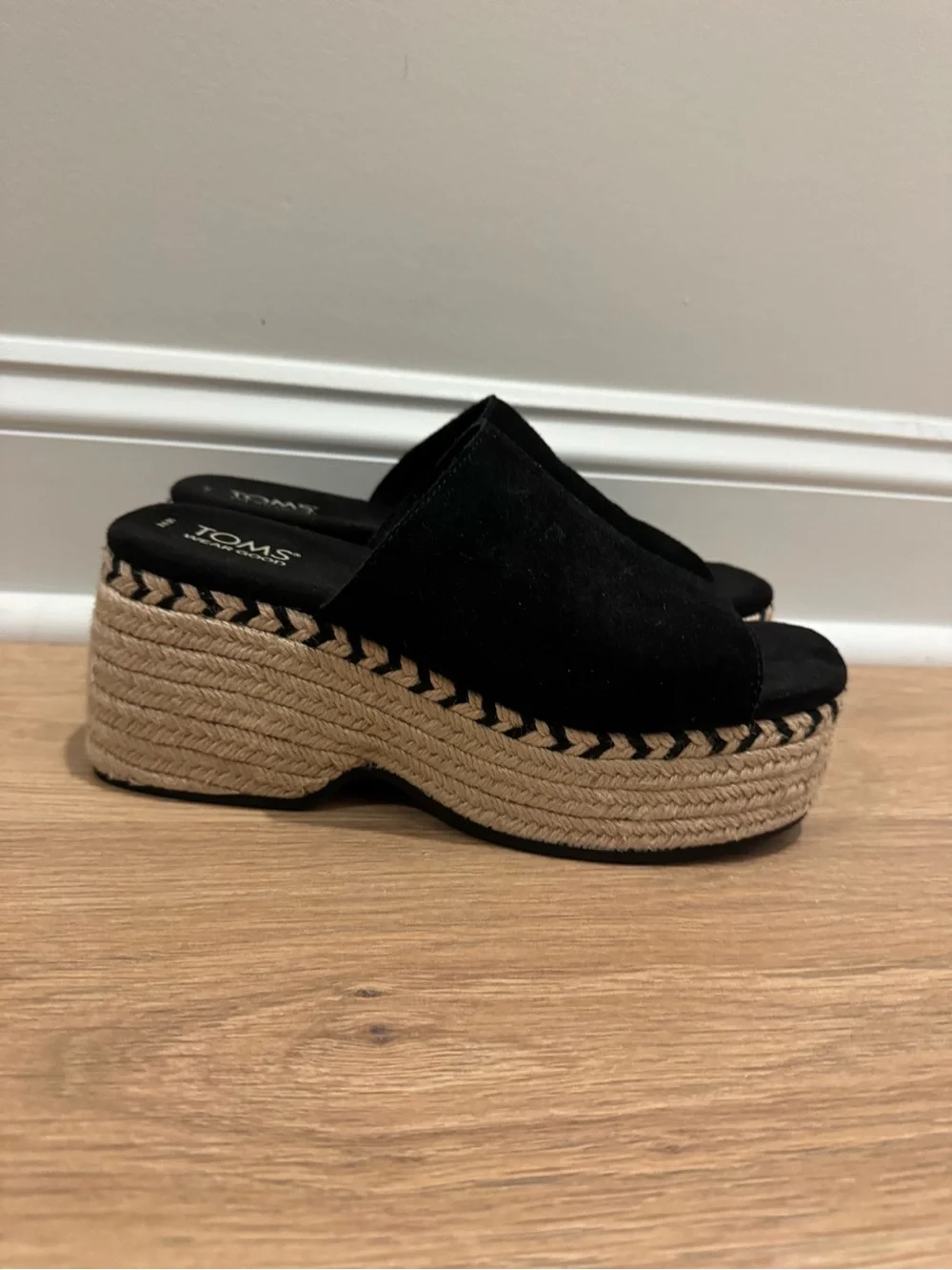 TOMS Platform Espadrille Mule